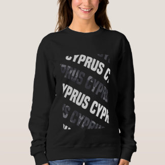 Zypern Camouflage Pattern Gray Camouflage Sweatshirt