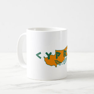 Zypern Cypros-Länderflagge Symbol Griechenland-Rei Kaffeetasse