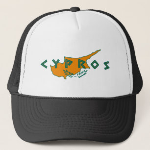 Zypern Cypros-Länderflagge Symbol Griechenland-Rei Truckerkappe