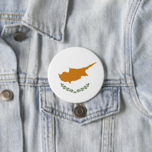 Zypern-Flagge Button