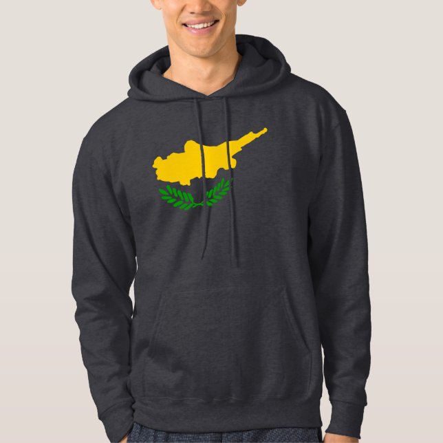 Zypern-Flagge Hoodie (Vorderseite)