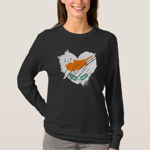 Zypern-Flagge Ich Liebe Zypern Es Ist In Meiner Dn T-Shirt