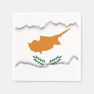 Zypern-Flagge Serviette