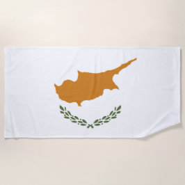 Zypern-Flagge Strandtuch