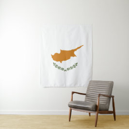 Zypern-Flagge Wandteppich