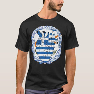 Zypern Griechische Unabhängigkeit Griechenland Gri T-Shirt