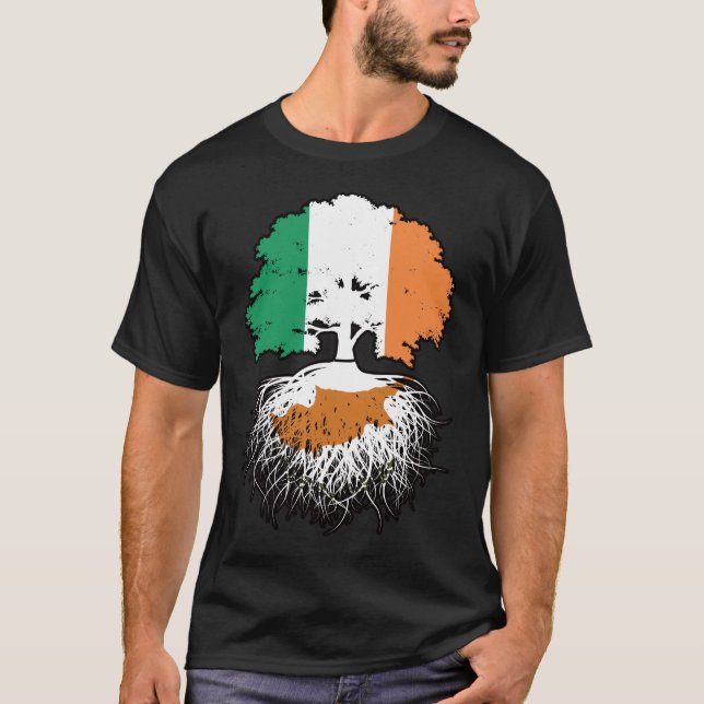 Zypern - Irish Ireland Treots Flag T-Shirt (Vorderseite)