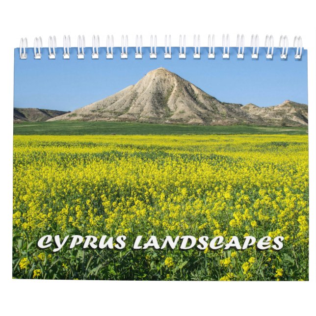 Zypern-Kalenderlandschaften Kalender (Rückseite)