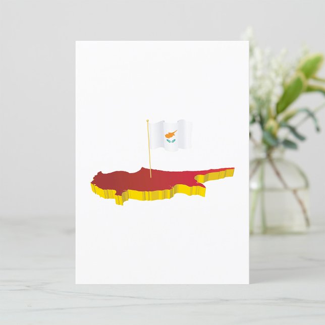 Zypern-Karte Einladung (Von Creator hochgeladen)