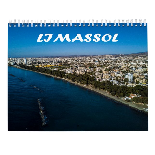 Zypern Limassol-Kalender Kalender (Rückseite)