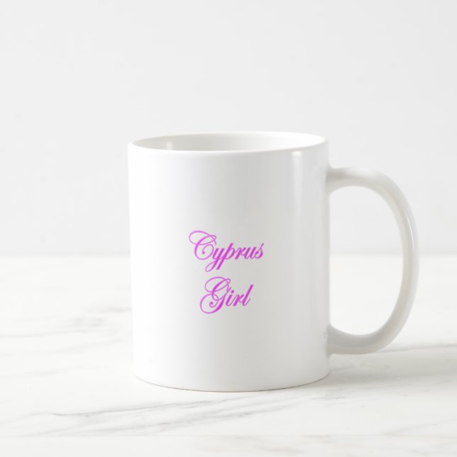 Zypern-Mädchen Tasse (Rechts)