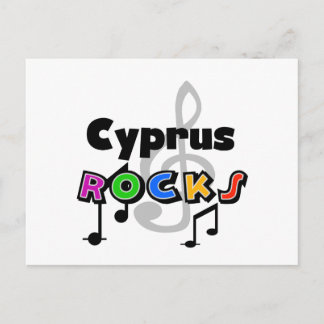 Zypern Rocks Postkarte