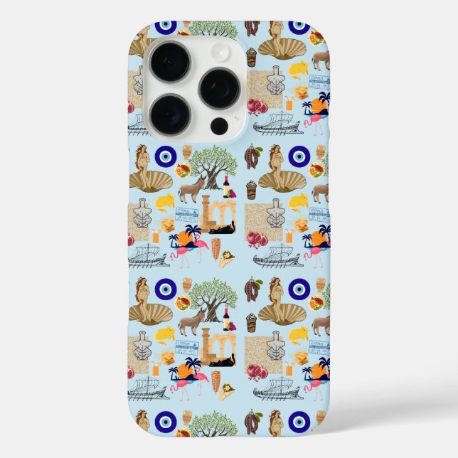 Zypern Symbole für Reisende Case-Mate iPhone Hülle (Rückseite)