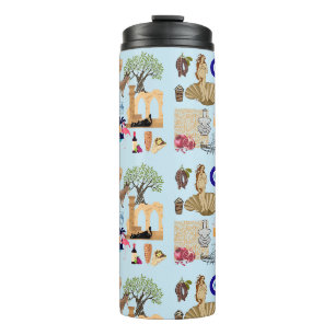 Zypern Symbole Reise Liebhaber Thermosbecher