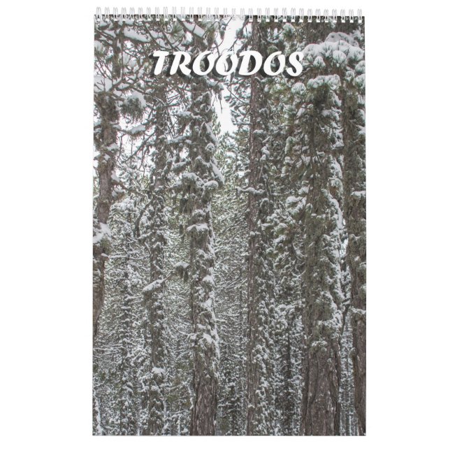 Zypern Troodos-Kalender Kalender (Rückseite)