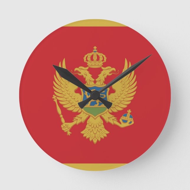 Zypern-Uhr Runde Wanduhr (Vorderseite)