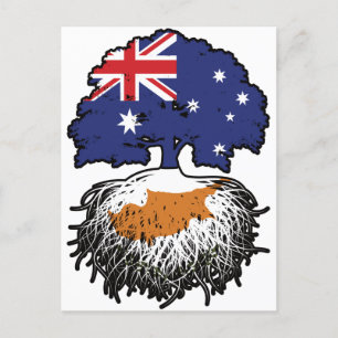 Zypern-Zyprer Australian Australia Tree Roots Postkarte