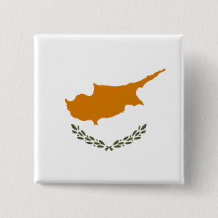 Zypernflagge Button
