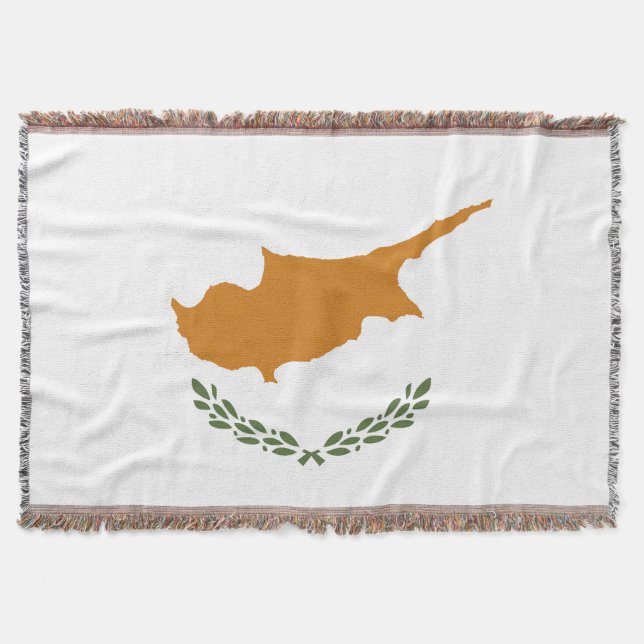 Zypernflagge Decke (Vorderseite)