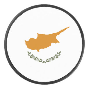 Zypernflagge Eishockey Puck