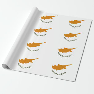 Zypernflagge Geschenkpapier