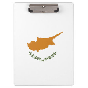 Zypernflagge Klemmbrett