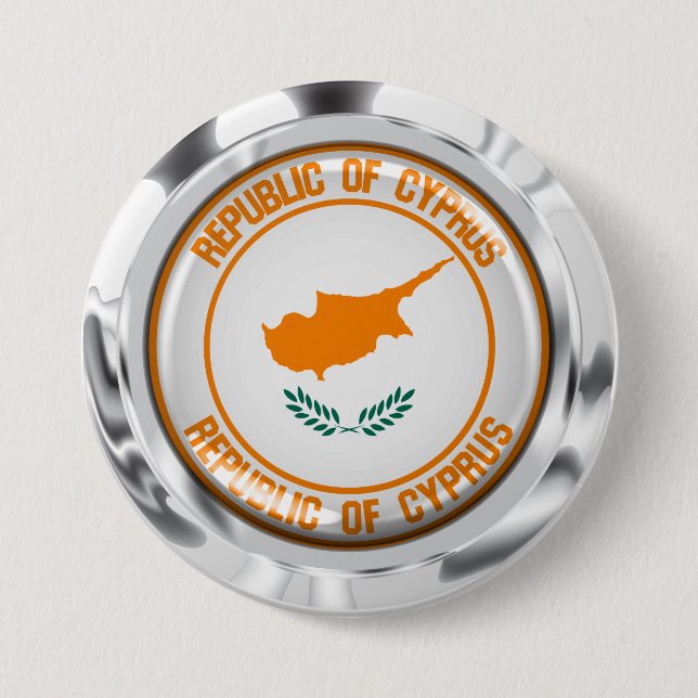 Zypernrunde Embleme Button (Vorderseite)