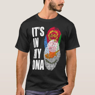 Zyprer und Eritreer - DNA-Flaggenstaat T-Shirt