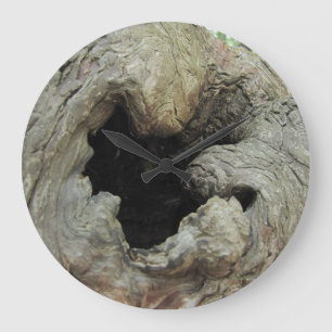 Zypresse-Knie-Wanduhr Große Wanduhr
