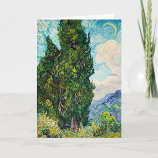 Zypressen 1889 von vincent van gogh karte