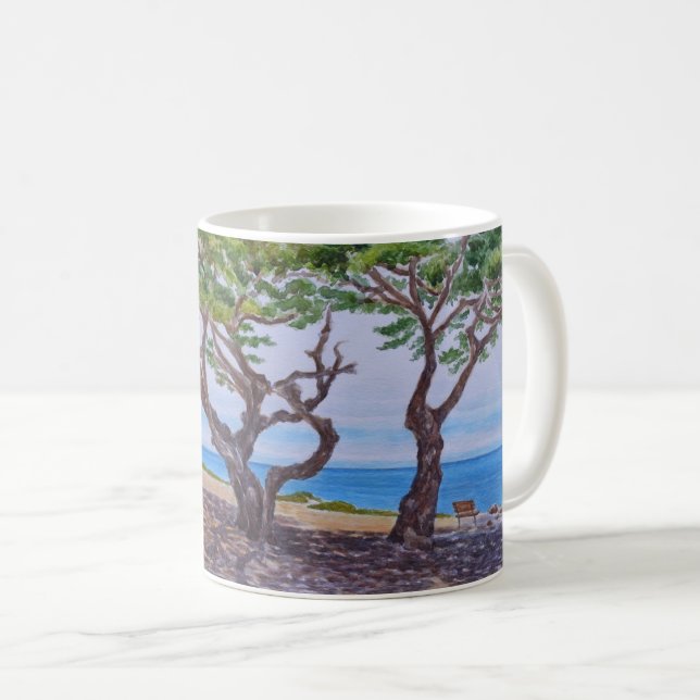 Zypressen in Pacific Grove Kaffeetasse (VorderseiteRechts)