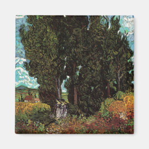 Zypressen mit weiblichen Abbildungen von Vincent v Magnet