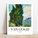 Zypressen von Vincent Van Gogh Poster<br><div class="desc">Zypressen (1889) von Vincent Van Gogh</div>