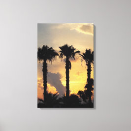 Zypriotischer Limassol-Sonnenuntergang – Mittelmee Leinwanddruck