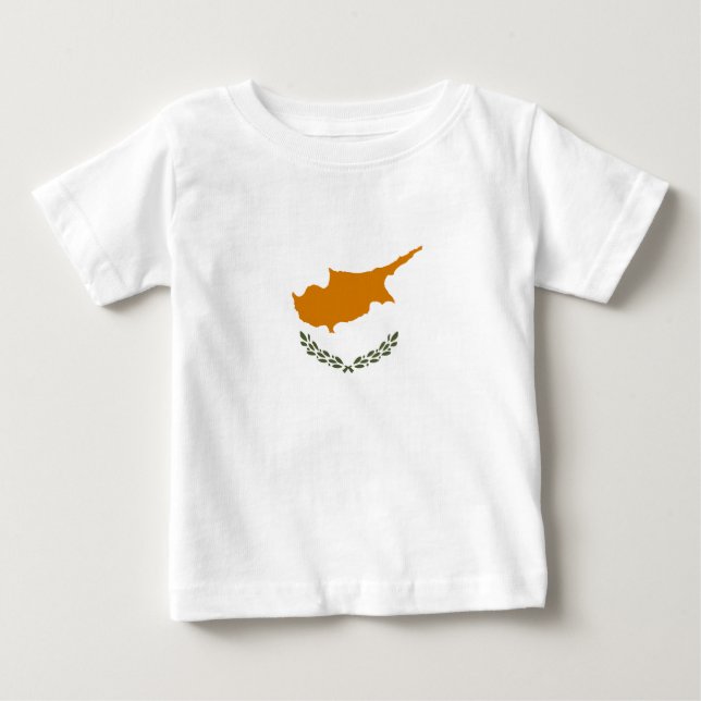 zyprische Flagge Baby T-shirt (Vorderseite)