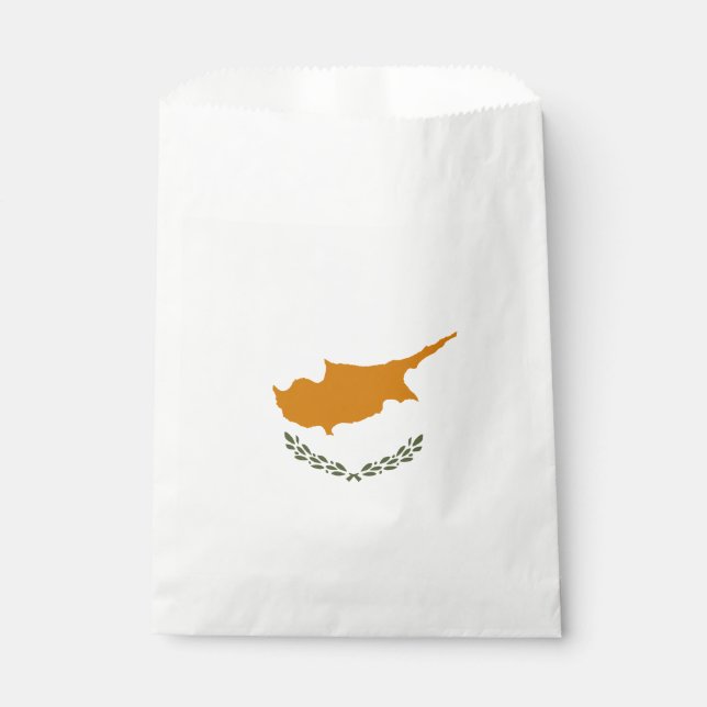 zyprische Flagge Geschenktütchen (Vorderseite)