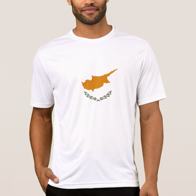 zyprische Flagge T-Shirt (Vorderseite)