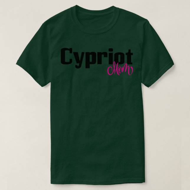 zyprische Mama T-Shirt (Design vorne)