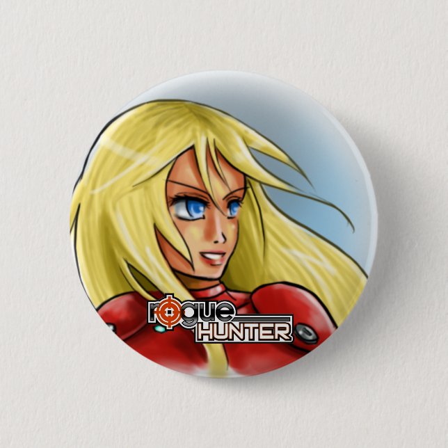 Zyra Zanr Manga Knopf Button (Vorderseite)