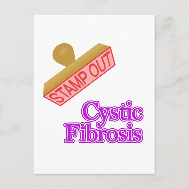 Zystische Fibrose Postkarte (Vorderseite)