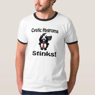 Zystisches Hygrom stinkt Skunk-Bewusstseinsdesign T-Shirt
