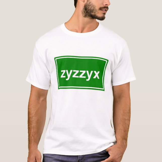 zyzzyx T-Shirt (Vorderseite)