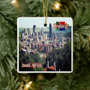 zZA020 PRETORIA, Südafrika, Keramikornament