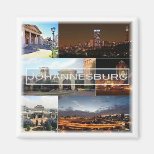 zZA028 JOHANNESBURG, Mosaic, South Africa, Fridge Magnet