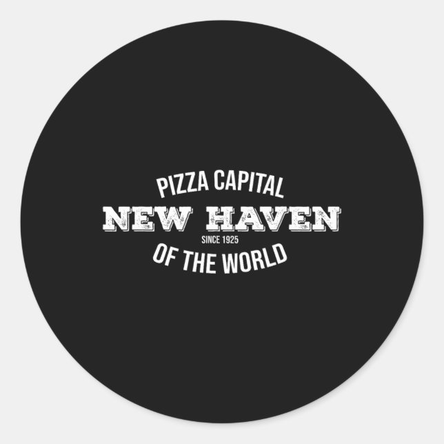Zza Catal Ct I Love New Haven Azza Pride  Runder Aufkleber (Vorderseite)
