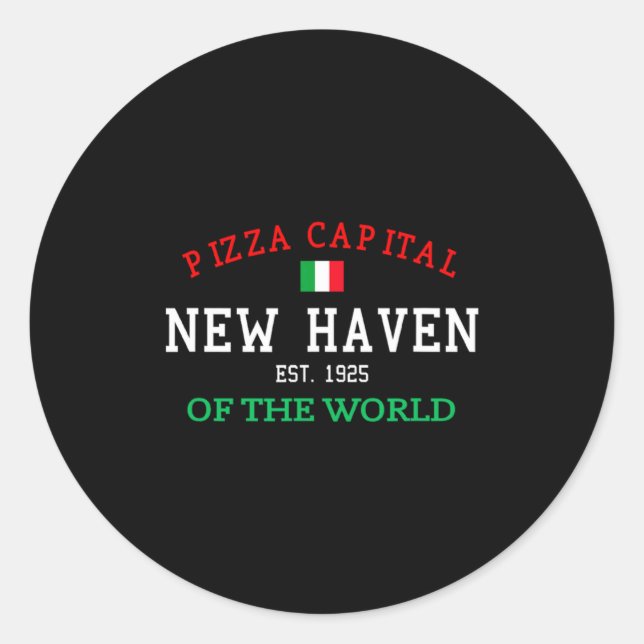 Zza Catal Of The World New Haven Connecticut _1  Runder Aufkleber (Vorderseite)