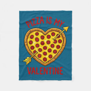 Zza ist mein Valentinstag Lustiger Valentinstag Ju Fleecedecke