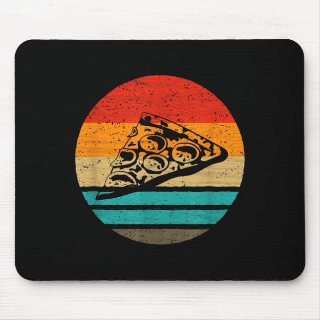 Zza Slice Retro Style Vintage  Mousepad (Vorne)