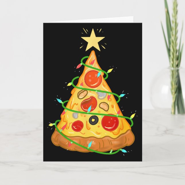 Zza Weihnachtsbaum Zza Liebhaber-Geschenk  Karte (Vorderseite)