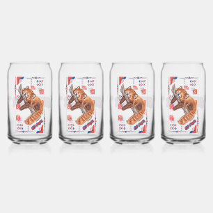 "Zzz" RED PANDA Dosenglas